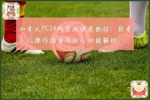 加拿大PC28网页版使用教程：新手入门操作指南与核心功能解析